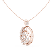 Cascading Oval Pendant — 1.06ct