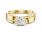 Load image into Gallery viewer, Tapered Channel Mens Ring — 0.50ct
