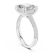 Monolith 3.83ct Emerald Cut Diamond Ring