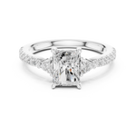 Load image into Gallery viewer, Aurora Radiant Cut Diamond Ring
