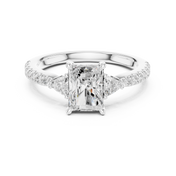 Aurora Radiant Cut Diamond Ring