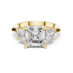 Load image into Gallery viewer, Grandeur 2.50ct Asscher Cut Diamond Engagement Ring
