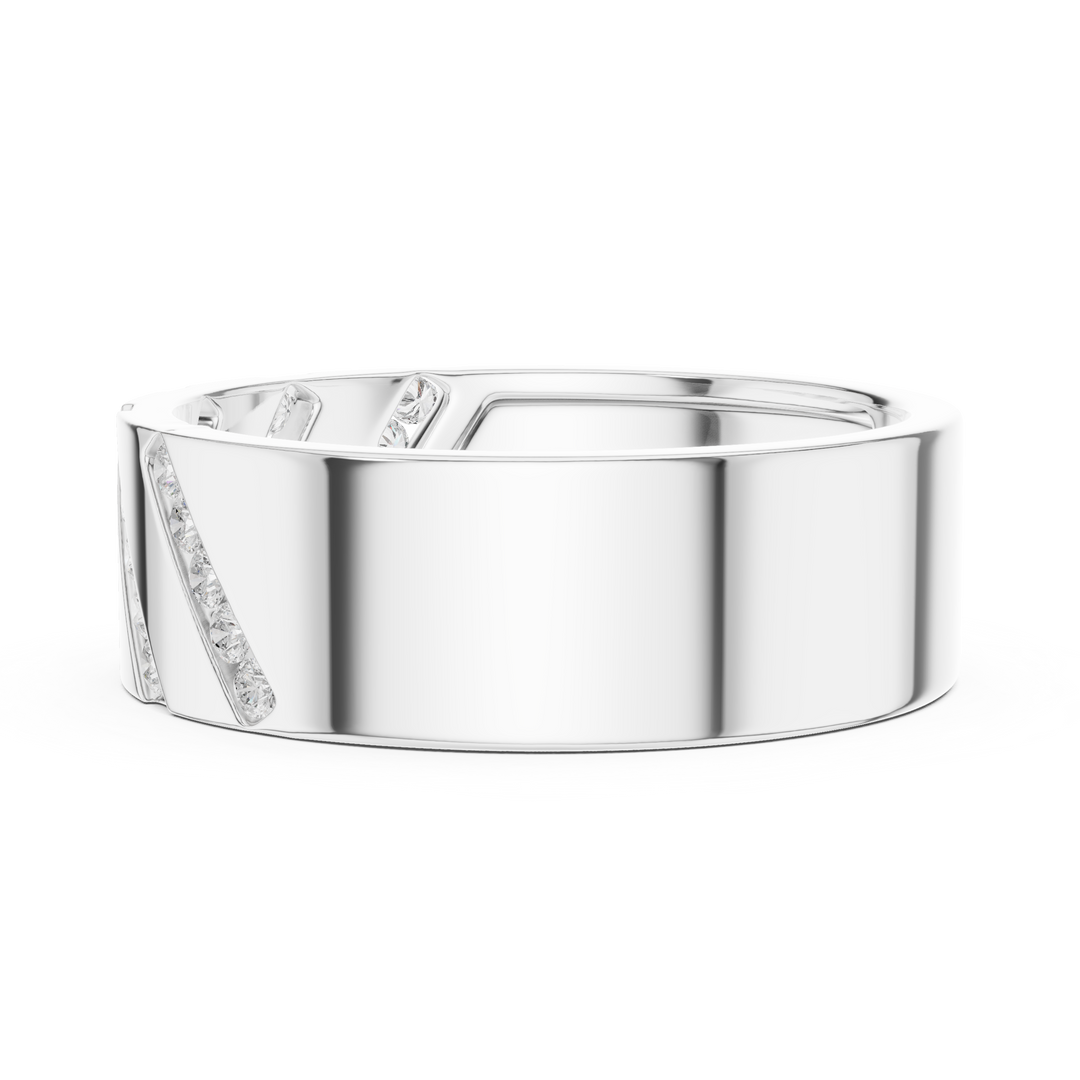 Channel Eternity Mens Ring — 0.25ct