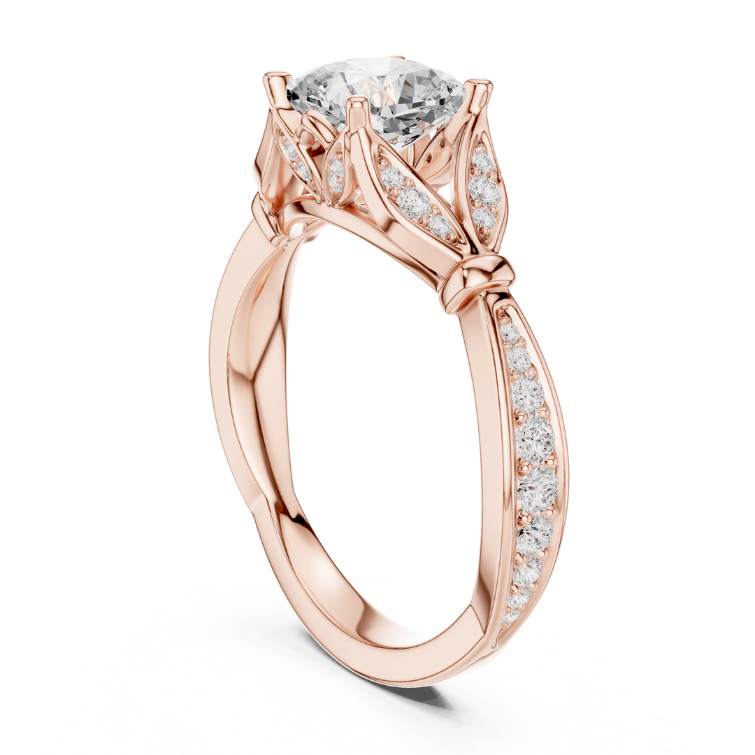 Velvet 1.27ct Cushion Cut Diamond Ring