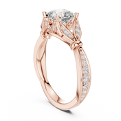 Velvet 1.27ct Cushion Cut Diamond Ring