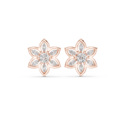 Cleo Diamond Solitaire Stud Earrings