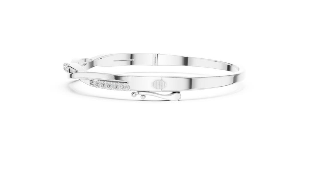 Diamond Channel Bangle — 0.7ct