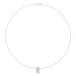 Load image into Gallery viewer, Pear Solitaire Drop Necklace — 3.07ct
