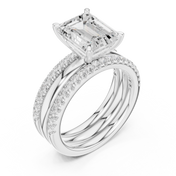 Oberon 2.83ct Emerald Cut Diamond Ring