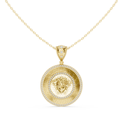 Medusa Bezel Pendant — 0.62ct