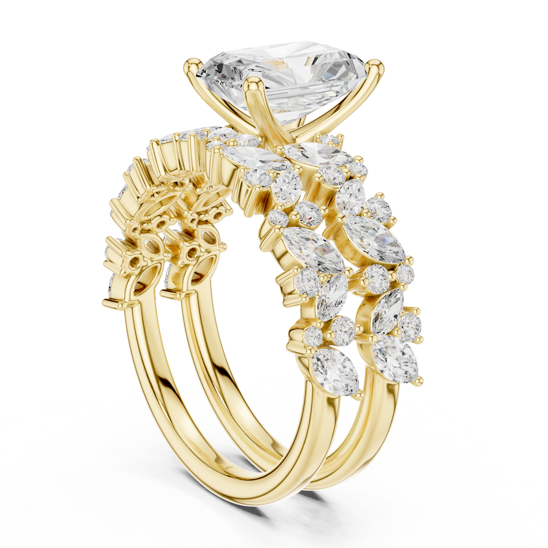 Spectrum 1.98ct Radiant Cut Diamond Ring