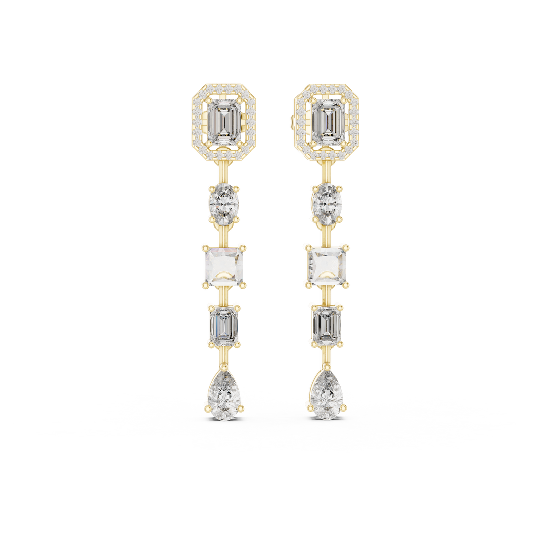 Prismatic Drop Earring