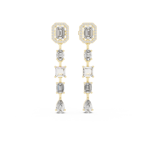 Prismatic Drop Earring