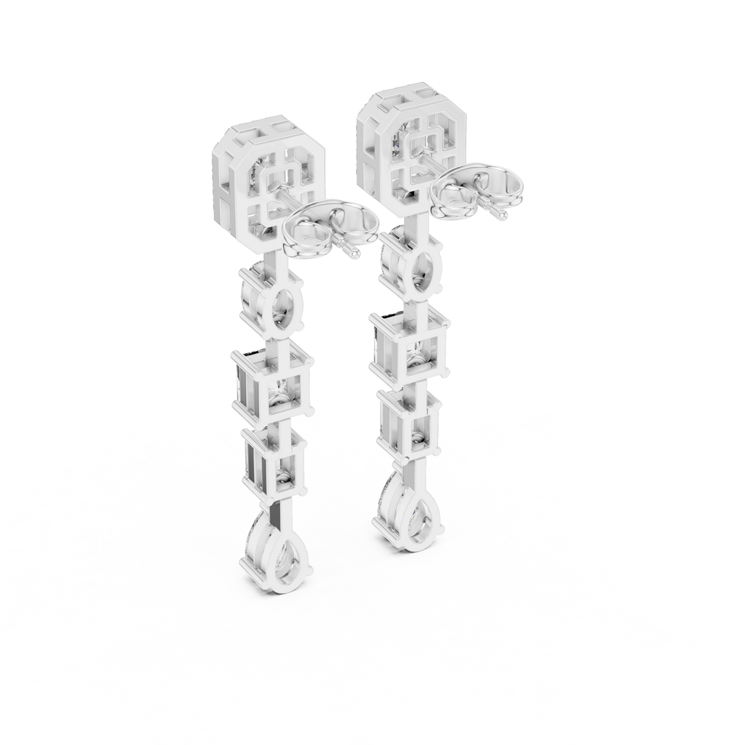 Prismatic Drop Earring