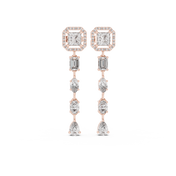 Kanika Diamond Cluster Drop Earrings