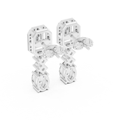 Nivara Diamond Drop Earrings