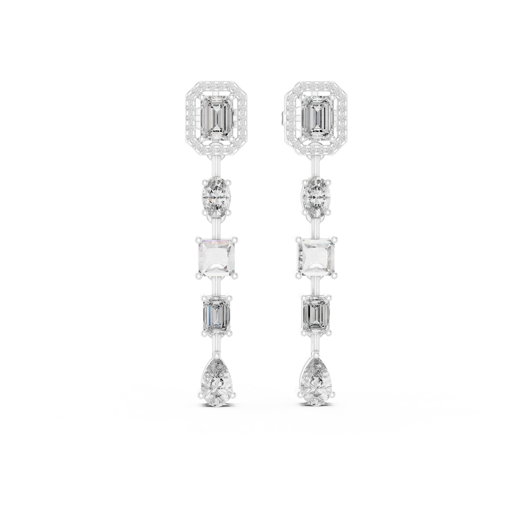 Prismatic Drop Earring